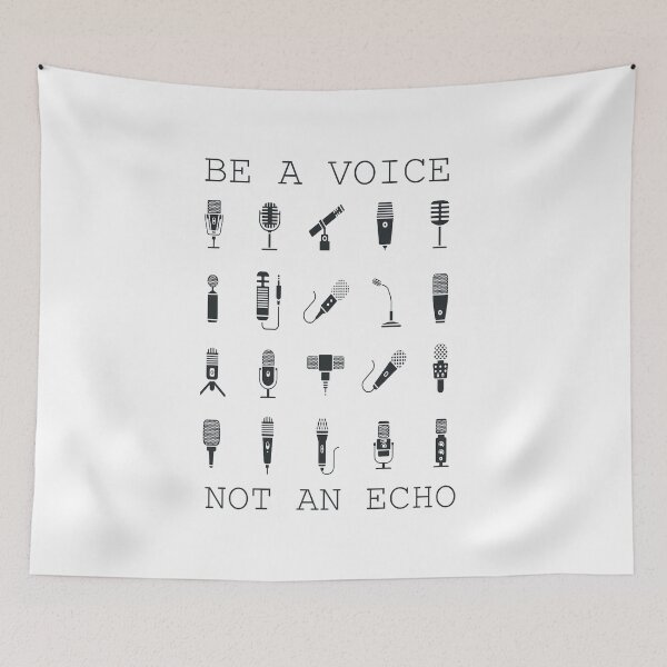 Item preview, Be a Voice, Not an Echo  designed and sold by lmcvinco.