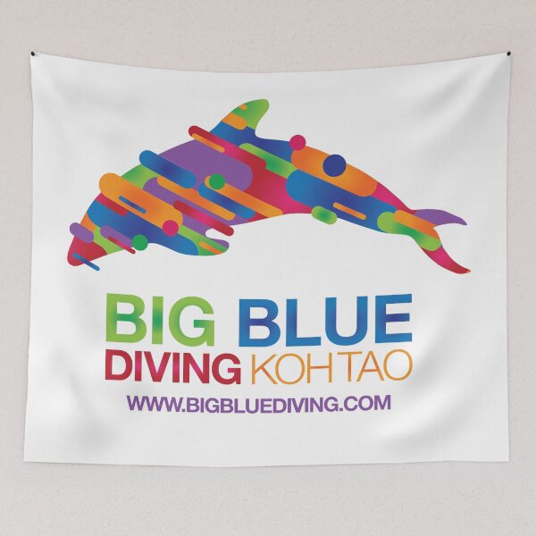 Item preview, Big Blue Diving all colorful logo designed and sold by BigBlueDiving.