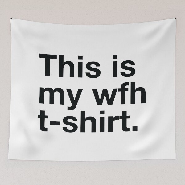 Artikelvorschau, Das ist mein wfh T-Shirt entworfen und verkauft von lettersbysid.