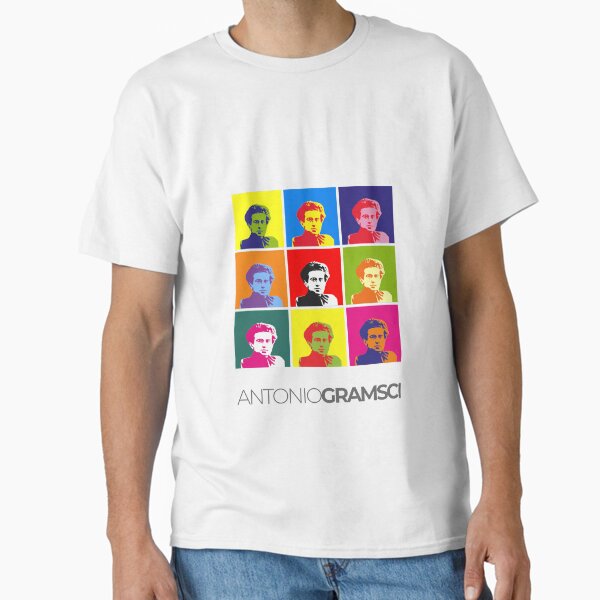 Vista previa del artículo con la obra «Retrato de cartel pop-art de Antonio Gramsci», diseñado y vendido por CMYKStudio.