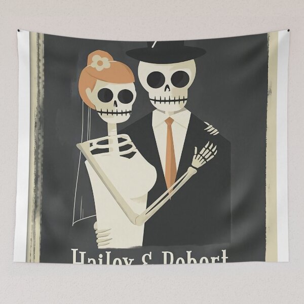 Item preview, Skeleton Day of the Dead Wedding designed and sold by nielsenralph3.