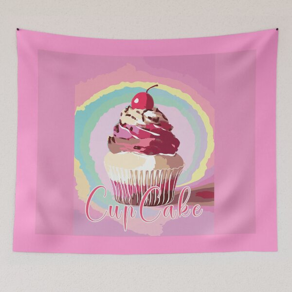 Item preview, Pink Cupcake designed and sold by Looplk.