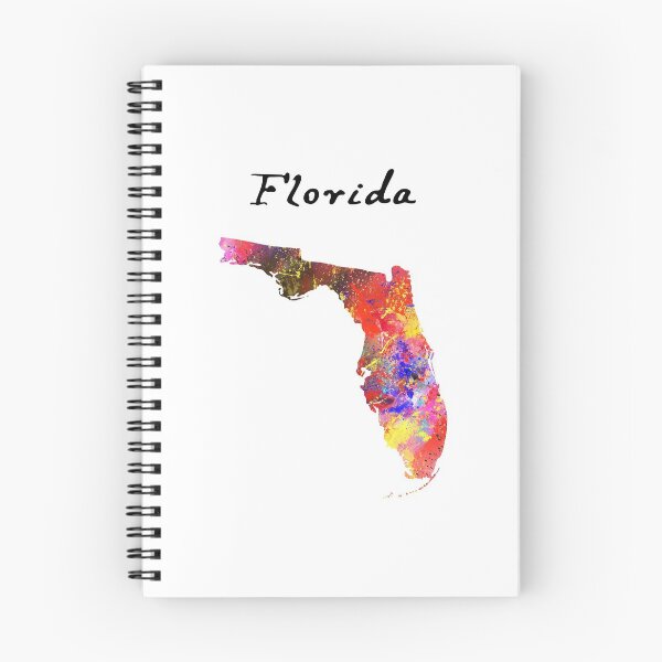 Item preview, Florida Watercolor design map quote definiton designed and sold by vividpixelusa.