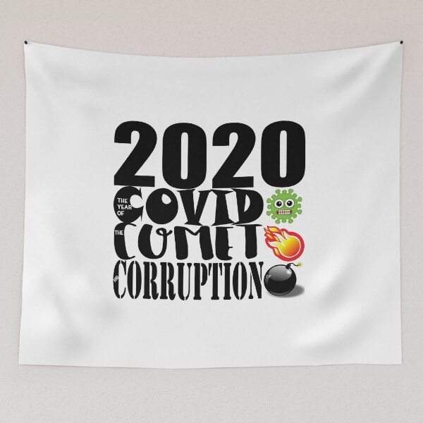 Item preview, 2020 The Year of Covid the Comet and Corruption I survived designed and sold by Astronomize.