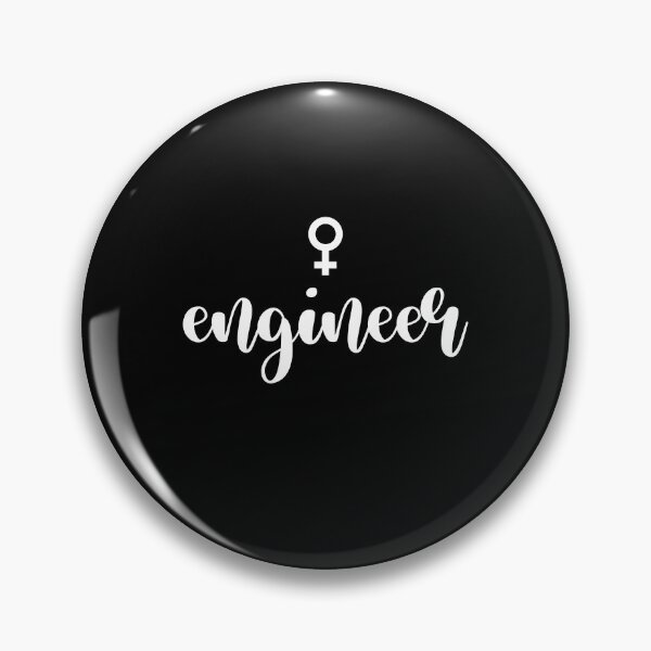Item preview, Female Engineer (black) designed and sold by griffics.