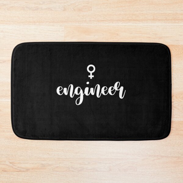 Item preview, Female Engineer (black) designed and sold by griffics.