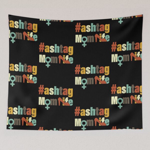 Item preview, Hashtag Mom Life The Joys of Parenthood Motherhood designed and sold by GravitiTees.