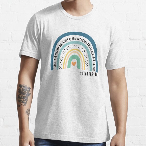 Teacher life rainbow TTA Essential T-Shirt