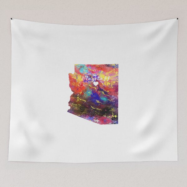 Item preview, Flagstaff Watercolor design map quote definiton designed and sold by vividpixelusa.