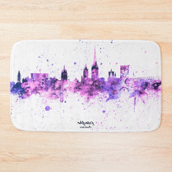 Item preview, Norwich England Skyline designed and sold by ArtPrints.