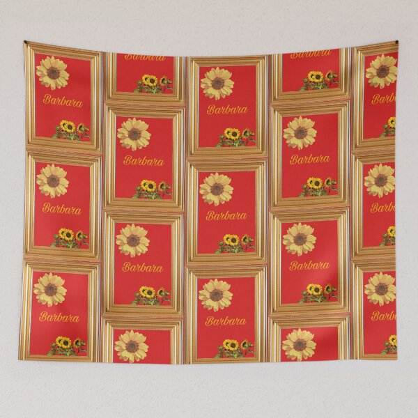 Item preview, Barbara with sunflowers designed and sold by Pelikancrazy.