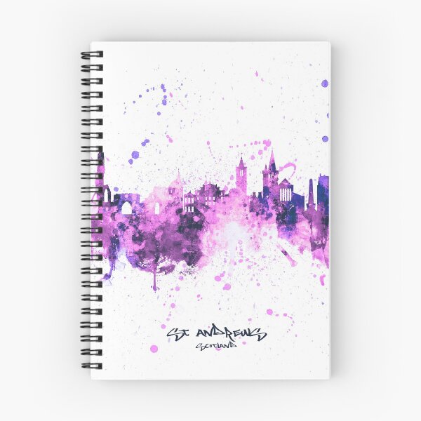 Item preview, St Andrews Scotland Skyline designed and sold by ArtPrints.