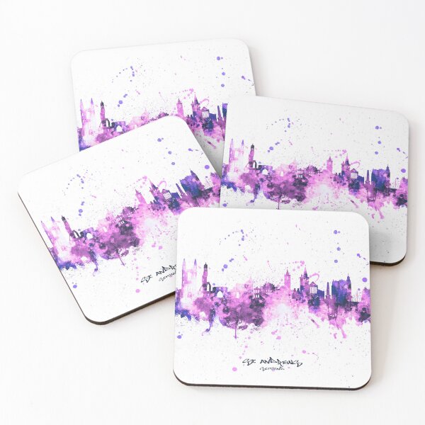 Item preview, St Andrews Scotland Skyline designed and sold by ArtPrints.