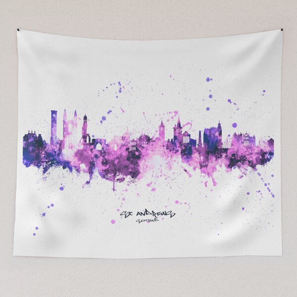 Item preview, St Andrews Scotland Skyline designed and sold by ArtPrints.