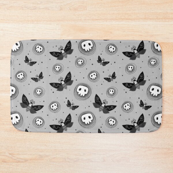 Item preview, Death’s Head Hawk Moths and Skulls Pattern designed and sold by meljenart.
