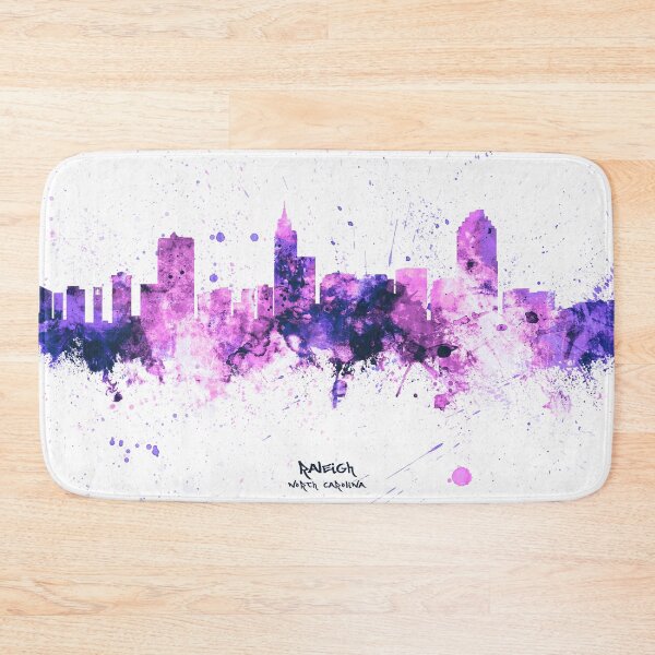 Item preview, Raleigh North Carolina Skyline designed and sold by ArtPrints.
