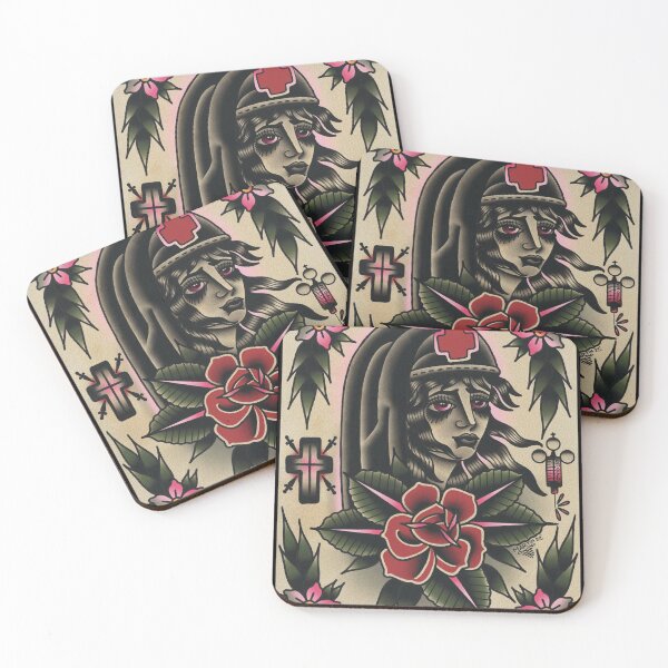 Item preview, Traditional nurse watercolor painting  designed and sold by Aloha-Life-808.