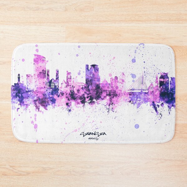 Item preview, Swansea Wales Skyline designed and sold by ArtPrints.