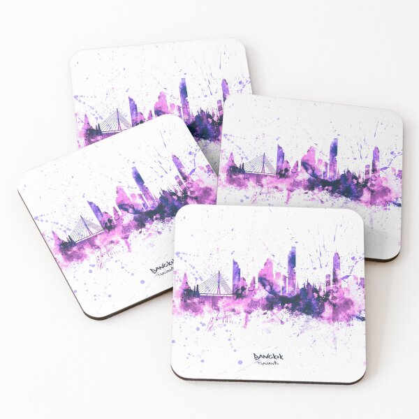 Item preview, Bangkok Thailand Skyline designed and sold by ArtPrints.
