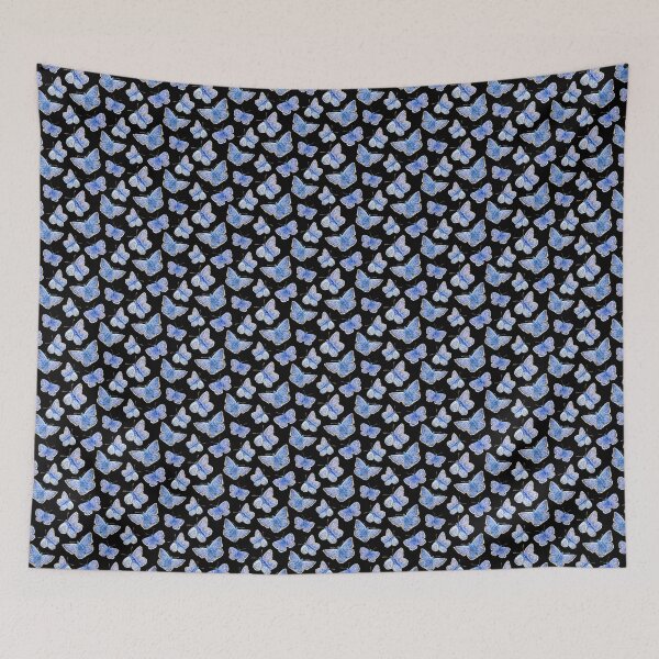 Item preview, Blue Butterflies - Black designed and sold by beccaboyce.