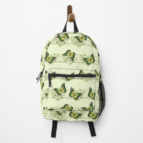 Item preview, Green butterflies pattern designed and sold by Gaspar Avila.