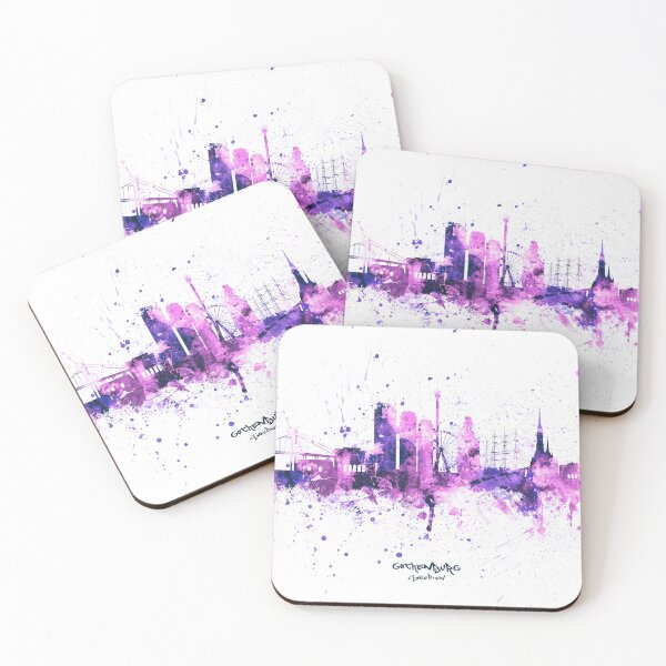 Item preview, Gothenburg Sweden Skyline designed and sold by ArtPrints.
