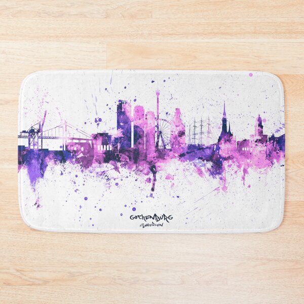 Item preview, Gothenburg Sweden Skyline designed and sold by ArtPrints.