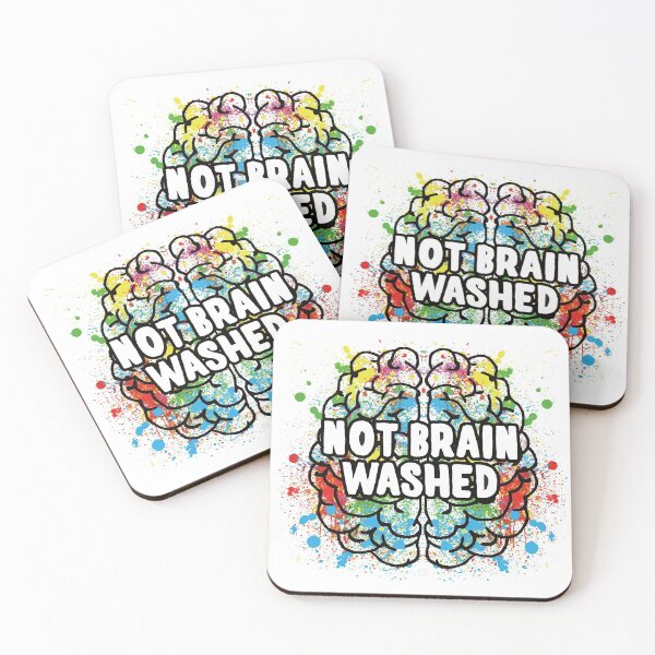Item preview, NOT brain washed designed and sold by OffbeetShirts.