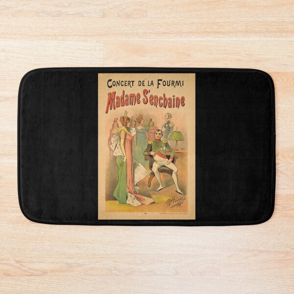Aperçu de l'œuvre retro madame senchaine concert de la fourmi vintage reclame créée et vendue par CorasPosters.
