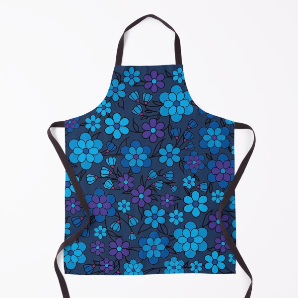 Item preview, Blue flowers pattern Design designed and sold by miljuvarghese.