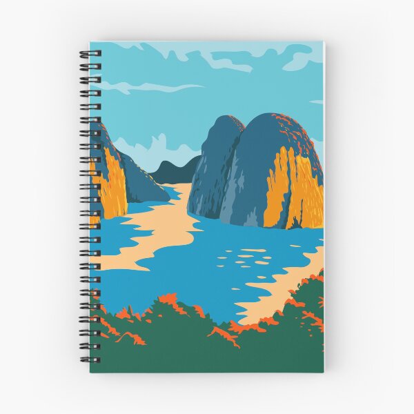 Item preview, Ha Long Bay or Halong Bay in Quang Ninh Province Vietnam WPA Poster Art Color designed and sold by patrimonio.
