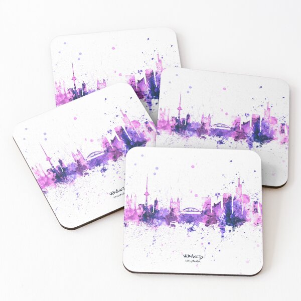 Item preview, Vilnius Lithuania Skyline designed and sold by ArtPrints.
