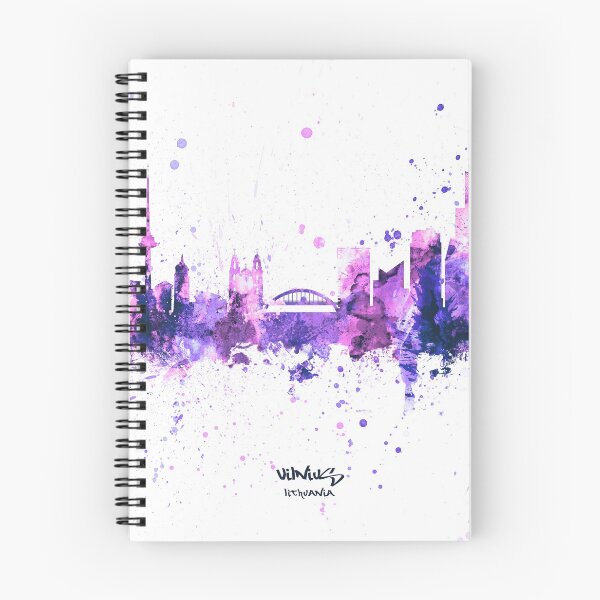 Item preview, Vilnius Lithuania Skyline designed and sold by ArtPrints.