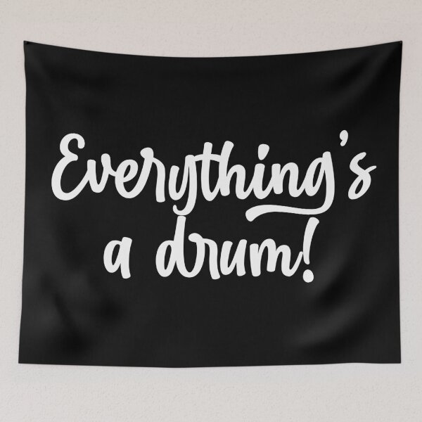 Item preview, EVERYTHING'S A DRUM | AUNTY DONNA designed and sold by Shred & Thread.