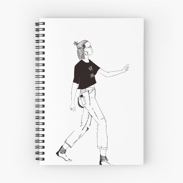 Item preview, Adventurer in monochrome  designed and sold by yeahknee.