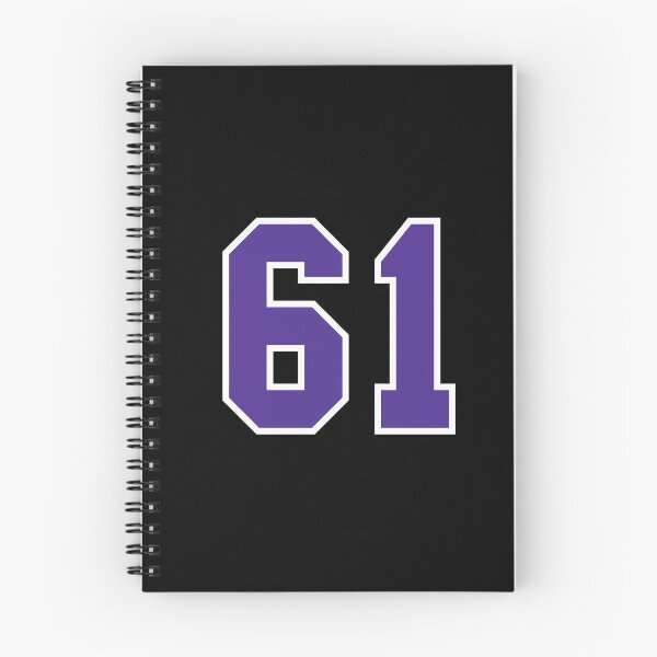 Item preview, Sixty-One Purple Jersey Number Sports 61 designed and sold by HelloFromAja.