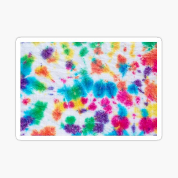 Rainbow Tie Dye Sticker By Everymood Redbubble 9612