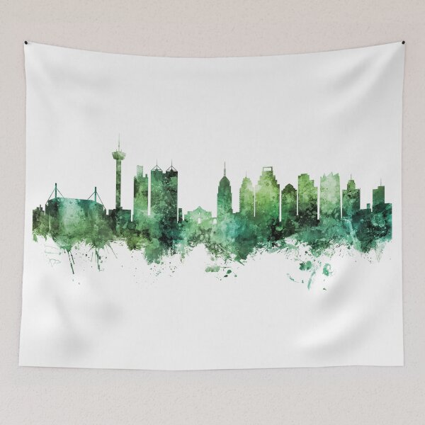 Item preview, San Antonio Texas Skyline designed and sold by ArtPrints.