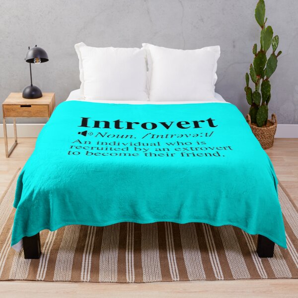 Item preview, Introvert Definition: An Individual Who Is Recruited By An Extrovert To Become Their Friend. Funny Introvert Meme. designed and sold by mind-illusions.