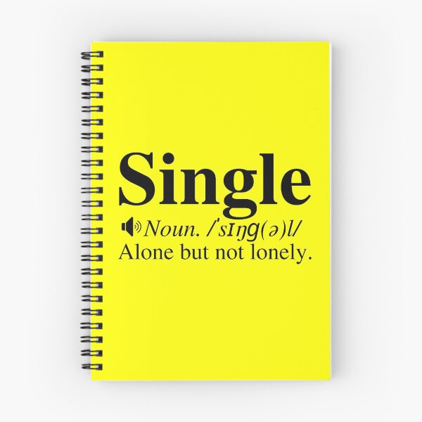 Item preview, Single Definition: Alone But Not Lonely.  designed and sold by mind-illusions.