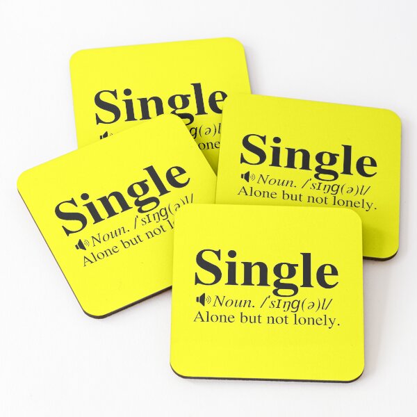 Item preview, Single Definition: Alone But Not Lonely.  designed and sold by mind-illusions.