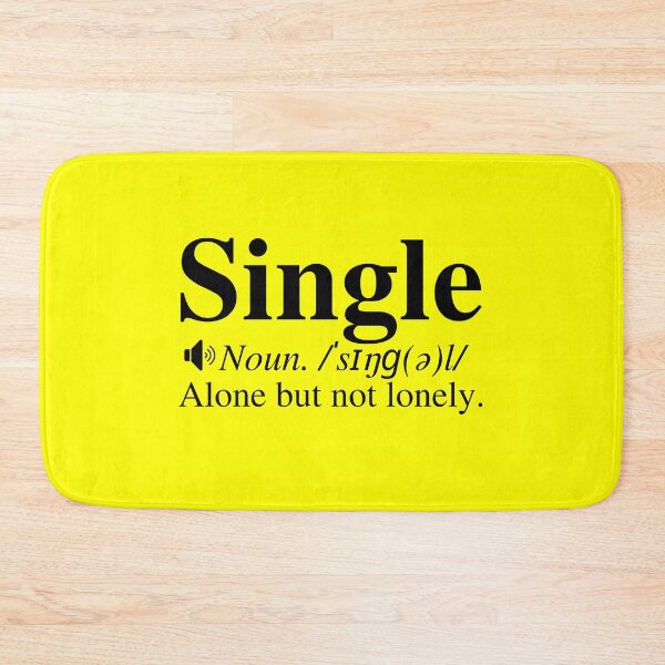 Item preview, Single Definition: Alone But Not Lonely.  designed and sold by mind-illusions.