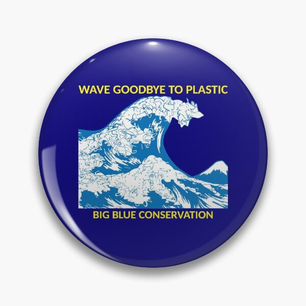 Item preview, Wave Goodbye to plastic - Big Blue Conservation designed and sold by BigBlueDiving.