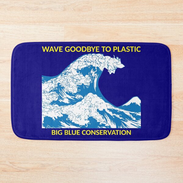 Item preview, Wave Goodbye to plastic - Big Blue Conservation designed and sold by BigBlueDiving.