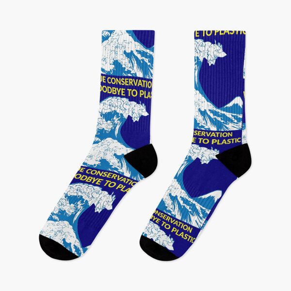 Item preview, Wave Goodbye to plastic - Big Blue Conservation designed and sold by BigBlueDiving.