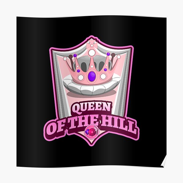 "Queen Of The HILL COUPLE Matching Gifts CROWN" Poster for Sale by