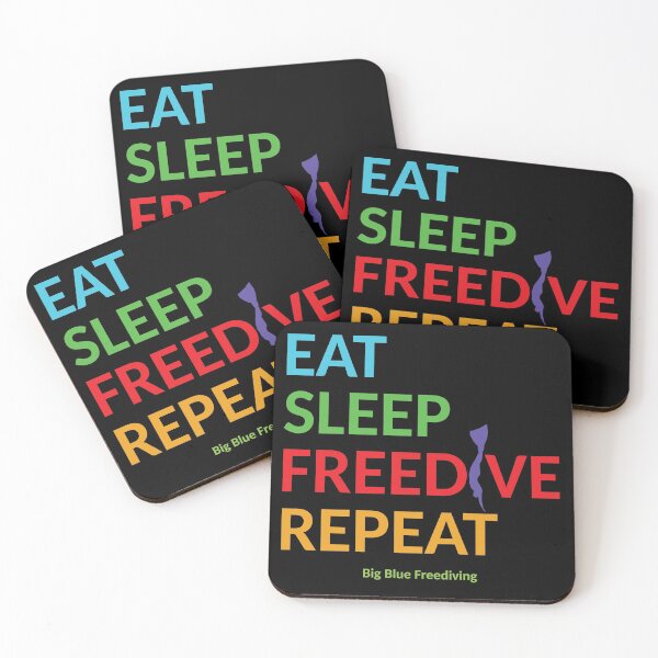 Item preview, Big Blue Freediving - Eat Sleep Freedive Repeat designed and sold by BigBlueDiving.