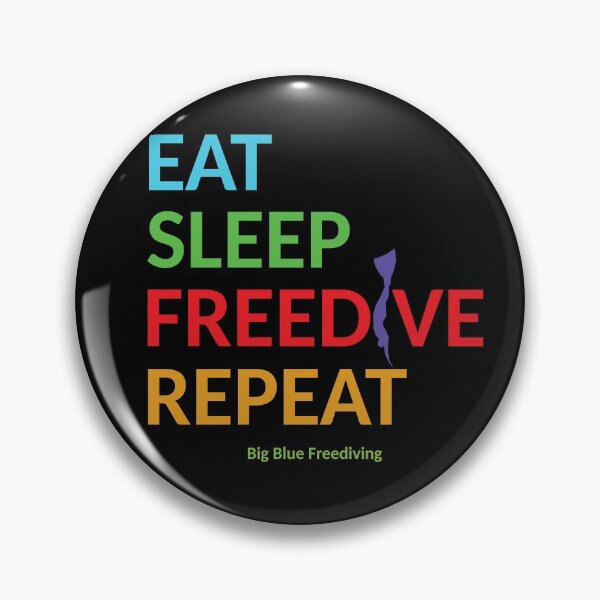 Item preview, Big Blue Freediving - Eat Sleep Freedive Repeat designed and sold by BigBlueDiving.