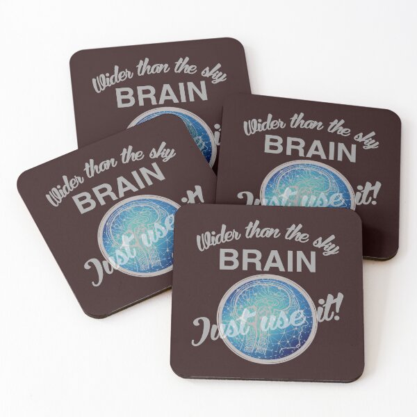 Item preview, wider than the sky, brain, just use it! designed and sold by doctors-apparel.