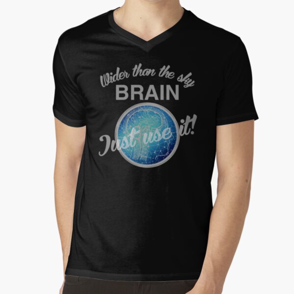 Vista previa del artículo con la obra «más ancho que el cielo, cerebro, ¡solo úsalo!», diseñado y vendido por doctors-apparel.